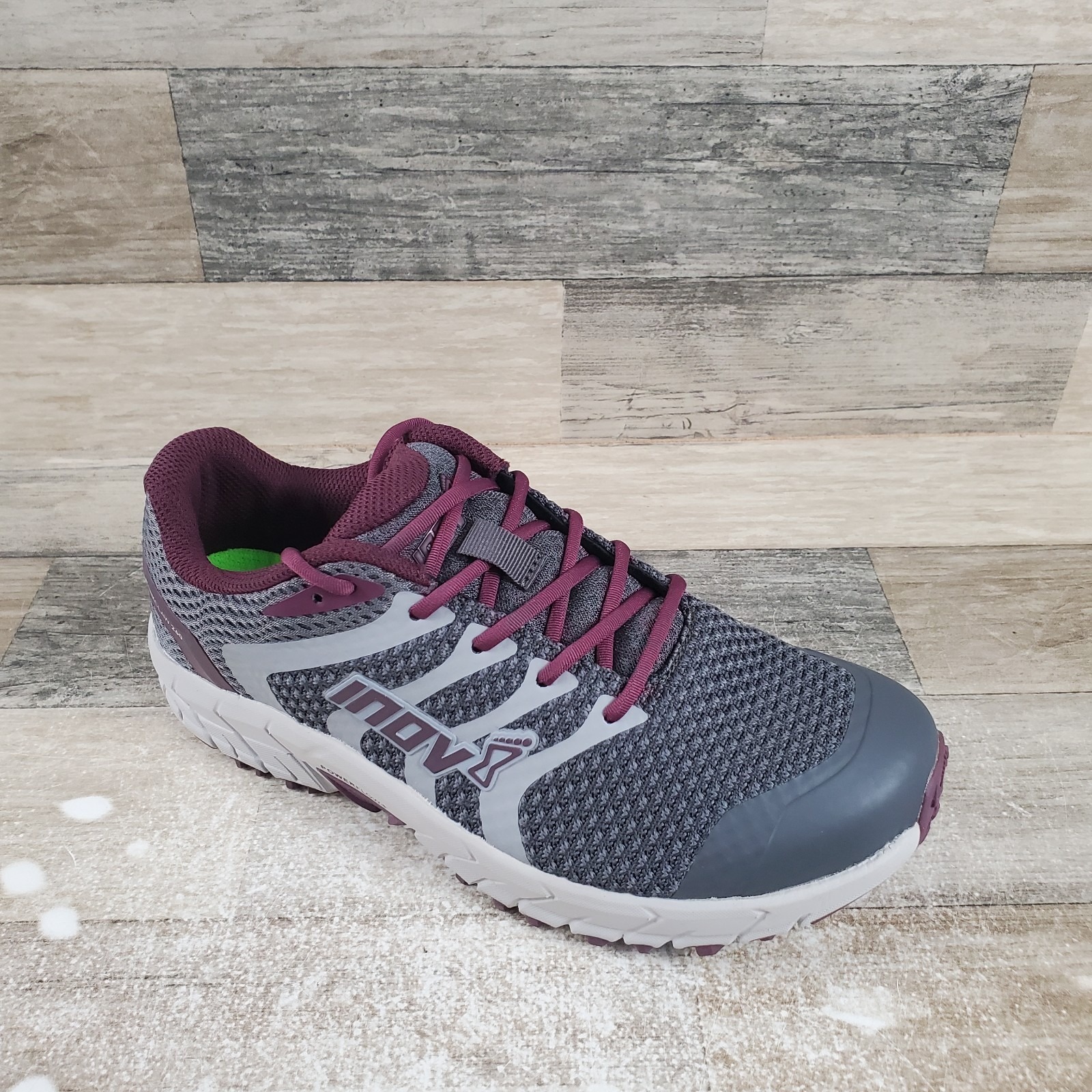 Inov-8 Parkclaw 260 Knit Womens Shoes Sz 8 Gray Purple Trail Running Sneakers